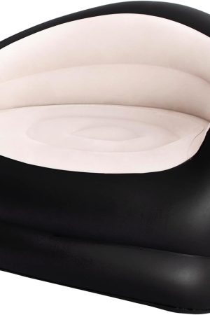 Inflatable Couch Outdoor Air Sofa,Blow Up Couches Lazy Sofa for Camping, Single Size